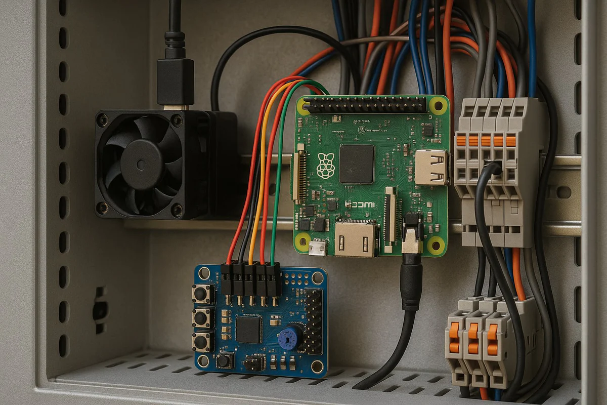 Conceptual visualization of the edge node — the platform accepts any MQTT client, this image is illustrative only